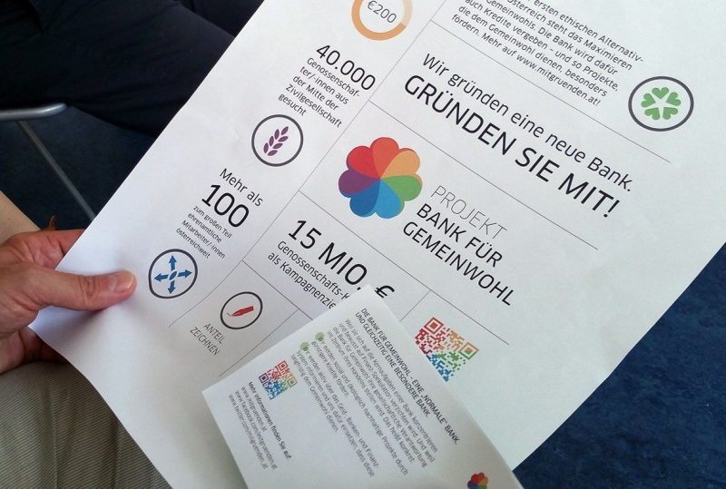 Eine gemeinnützige ethische Bank in Österreich